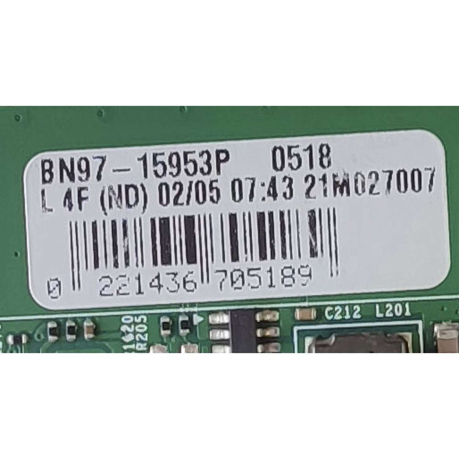 MAIN PARA TV SAMSUNG / NUMERO DE PARTE BN94-17353S / BN41-02804A / BN97-15953P / BN9417353S / 20220204 / PANEL CY-NT050HGCVUH / DISPLAY PT500GT02-B VER.1.1 / MODELO LH50QBRBBGCXGO XC05	 - Imagen 2